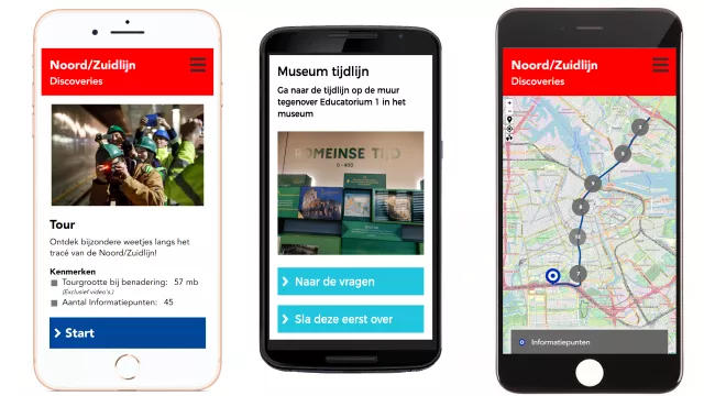 Interactieve tours op je smartphone