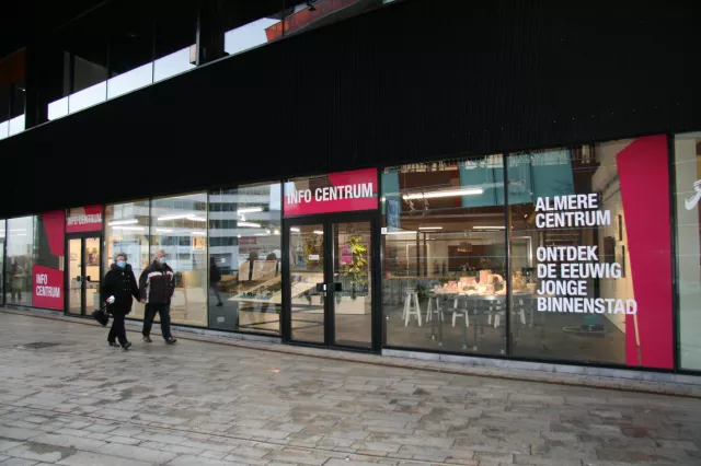 Almere Centrum in de lift